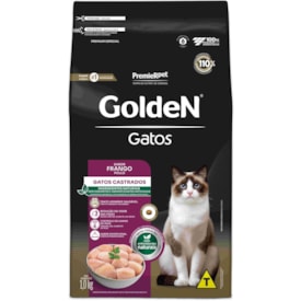 Ração Golden Formula Gatos Adultos Castrados Sabor Frango 1kg