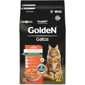 Ração Golden Formula Gatos Adultos Castrados Sabor Salmão 1kg