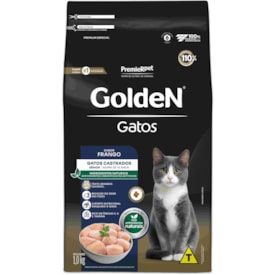 Ração Golden Formula Gatos Adultos Castrados Sabor Senior Frango 1kg