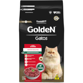 Ração Golden Formula Gatos Adultos Sabor Carne 1kg - imagem adicional