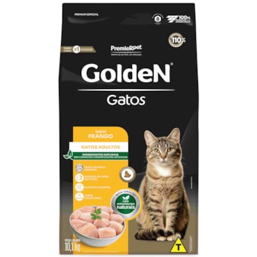 Ração Golden Formula Gatos Adultos Sabor Frango 10,1kg - imagem adicional