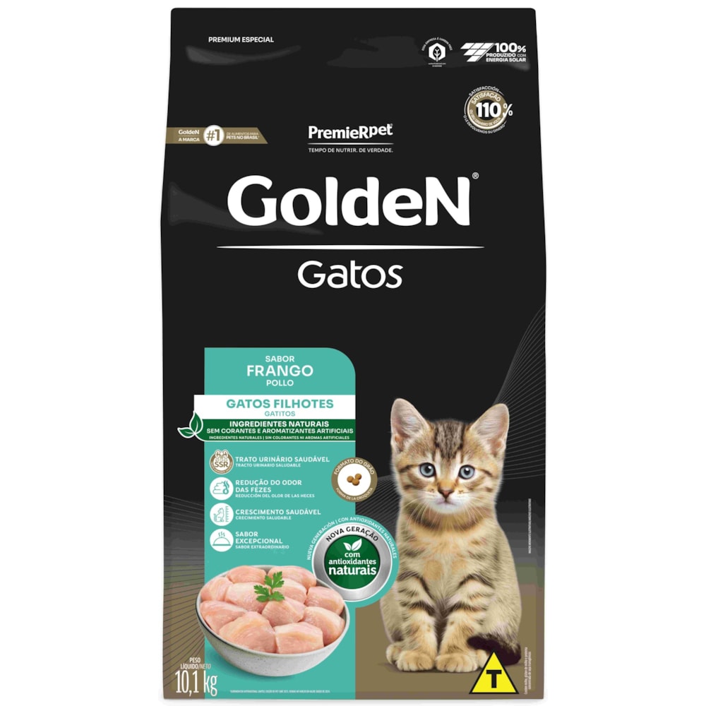 Ração Golden Formula Gatos Filhotes Sabor Frango 10,1kg
