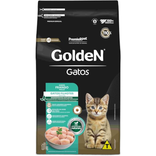 Ração Golden Formula Gatos Filhotes Sabor Frango 1kg