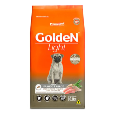 Ração Golden Fórmula Light Mini Bits Cães Adultos Raças Pequenas Frango e Arroz 10,1 kg - imagem adicional