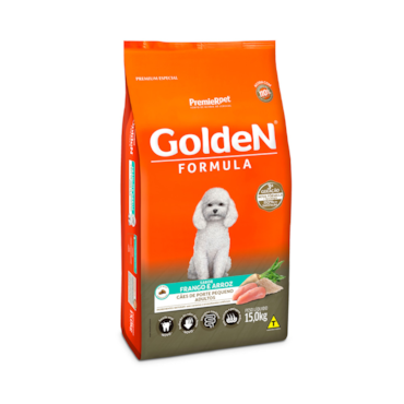 Ração Golden Fórmula Mini Bits Cães Adultos Embalagem Promocional 14 kg + 1kg Grátis - imagem adicional