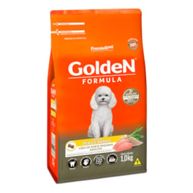 Ração Golden Fórmula Mini Bits Cães Adultos Raças Pequenas Peru e Arroz 1,0 kg