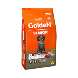 Ração Golden Fórmula Mini Bits Cães Sênior Raças Pequenas Carne e Arroz 10,1 kg