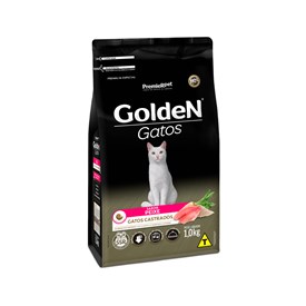 Ração Golden Gatos Adultos Castrados Peixe 3,0 kg