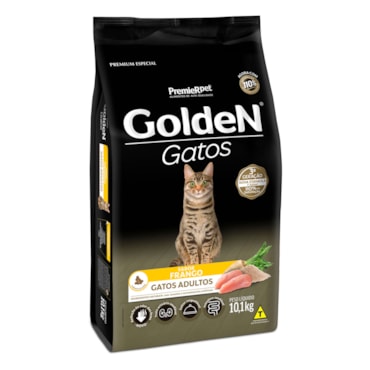 Ração Golden Gatos Adultos Frango 10,1 kg