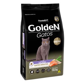 Ração Golden Gatos Adultos Salmão 10,1 kg