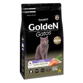 Ração Golden Gatos Adultos Salmão 3,0 kg