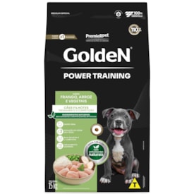 Ração Golden Power Cães Filhotes Training Sabor Frango e Arroz 15kg