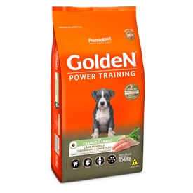 Ração Golden Power Training para Cães Filhotes Sabor Frango e Arroz 15kg
