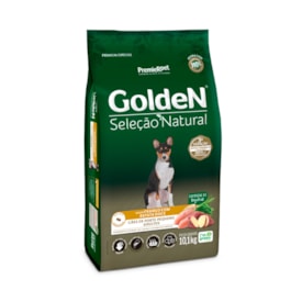 Ração Golden Seleção Natural Cães Adultos Porte Pequeno Frango com Batata Doce 10,1 kg