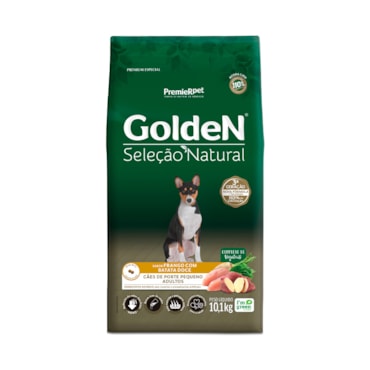 Ração Golden Seleção Natural Cães Adultos Porte Pequeno Frango com Batata Doce 10,1 kg - imagem adicional