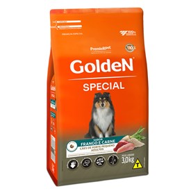 Ração Golden Special para Cães Adultos Pequeno Porte 3KG