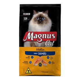 Ração Magnus Cat Premium Sabor Salmão para Gatos Adultos 10,1kg 