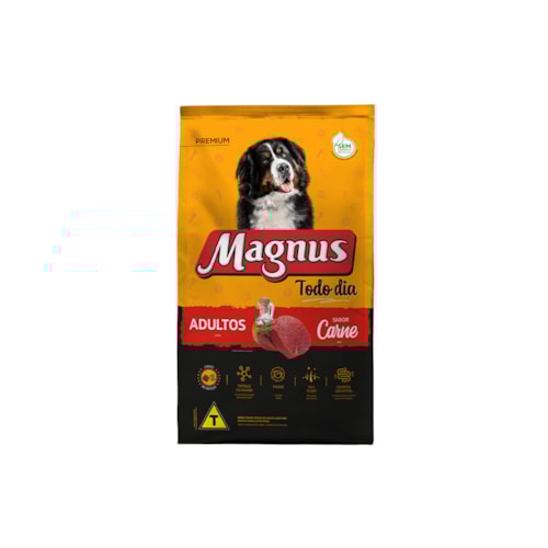 Ração Magnus Todo Dia Cães Adultos Carne 3kg