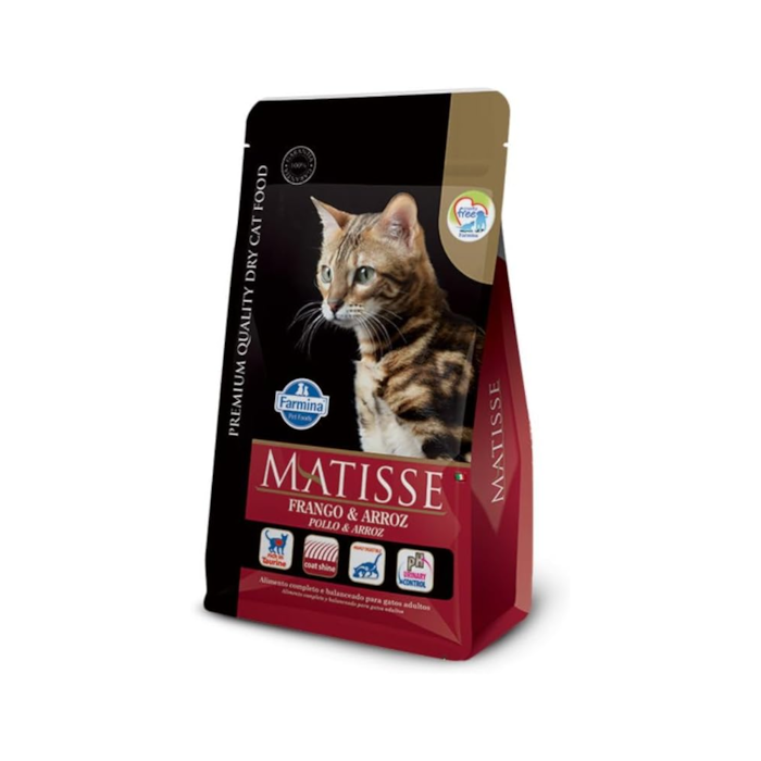 Ração Matisse para Gatos Sabor Frango e Arroz 7,5KG