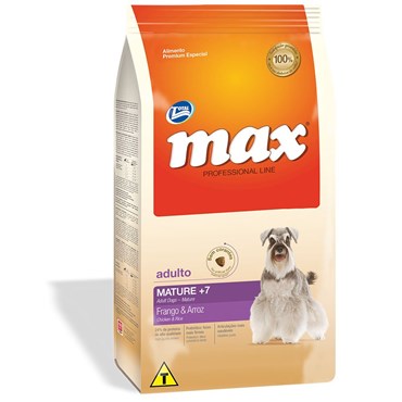 Ração Max Cães Professional Line Cães Mature 7+ Frango e Arroz