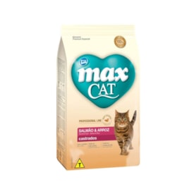Ração Max Cat Castrado Professional Line Sabor Salmão
