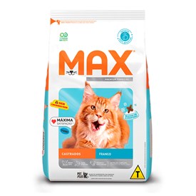 Ração Max Cat para Gatos Castrados Sabor Frango 10kg