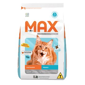 Ração Max Cat para Gatos Castrados Sabor Frango 3kg