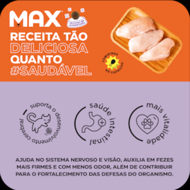 Ração Max Cat para Gatos Filhotes Sabor Frango 3kg - imagem adicional