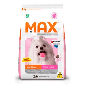 Ração Max para Cães Adultos Raças Pequenas Sabor Frango e Arroz