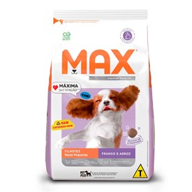 Ração Max para Cães Filhotes Raças Pequenas Sabor Frango e Arroz 1kg