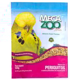 Ração Megazoo Mix para Periquitos 350g