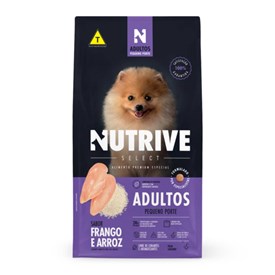 Ração Nutrive Select Cães Adultos Pequeno Porte Frango e Arroz 1,0 kg