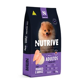 Ração Nutrive Select Cães Adultos Pequeno Porte Frango e Arroz 2,5 kg