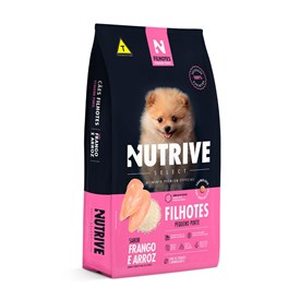 Ração Nutrive Select Cães Filhotes Porte Pequeno Frango e Arroz 1,0 kg