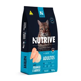 Ração Nutrive Select Gatos Adultos Frango e Arroz 10,0 kg