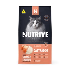 Ração Nutrive Select Gatos Castrados Salmão 10,1 kg