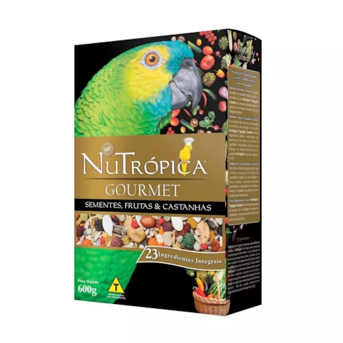 Ração Nutrópica para Papagaio Gourmet 600g