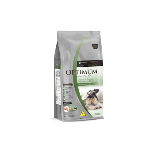 Ração Optimum Frango e Arroz para Cães Adultos Raças Pequenas e Minis