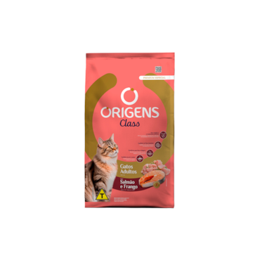 Ração Origens Class para Gatos Adulto Salmão e Frango 10,1KG