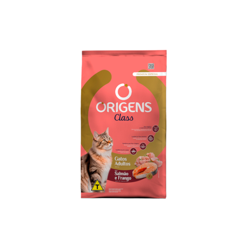 Ração Origens Class para Gatos Adulto Salmão e Frango 10,1KG