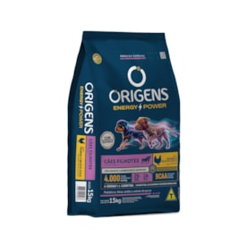 Ração Origens Energy Power Cães Filhotes Sabor Frango E Batata-Doce 15,0 kg