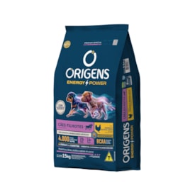 Ração Origens Energy Power Cães Filhotes Sabor Frango E Batata-Doce 15,0 kg - imagem adicional