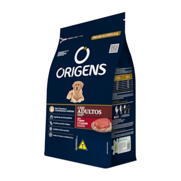 Ração Origens para Cães Adultos Sabor Carne e Cereais - imagem adicional