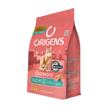 Ração Origens para Gatos Castrados Sabor Salmão - imagem adicional
