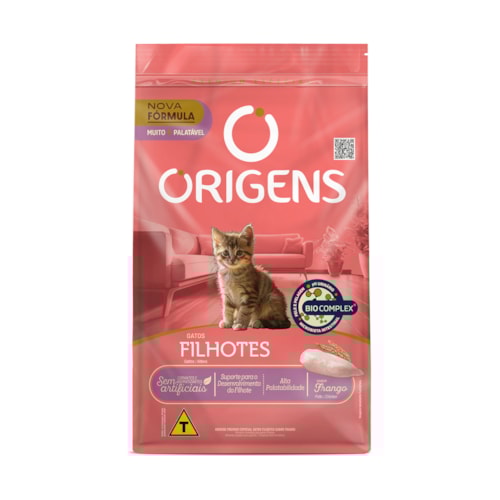 Ração Origens para Gatos Filhotes Sabor Frango