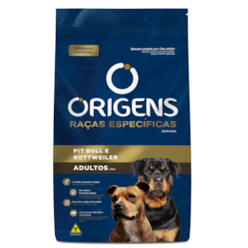 Ração Origens Raças Específicas Pit Bull e Rottweiler Adultos 15kg