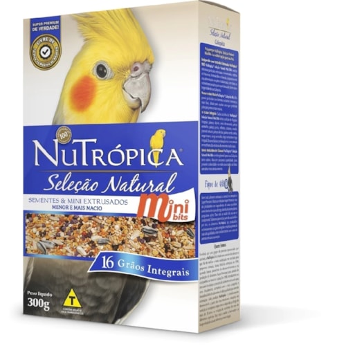 Ração para Calopsita Nutrópica Seleção Mini Bits 300g