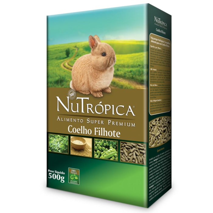 Ração para Coelhos Filhotes Nutrópica 1,2KG