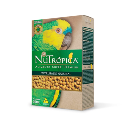 Ração para Papagaios Nutrópica Natural 300g