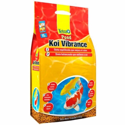 Ração para Peixes Tetra Pond Koi Vibrance 2,3kg